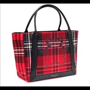 Victoria’s Secret Plaid Shopping Tote